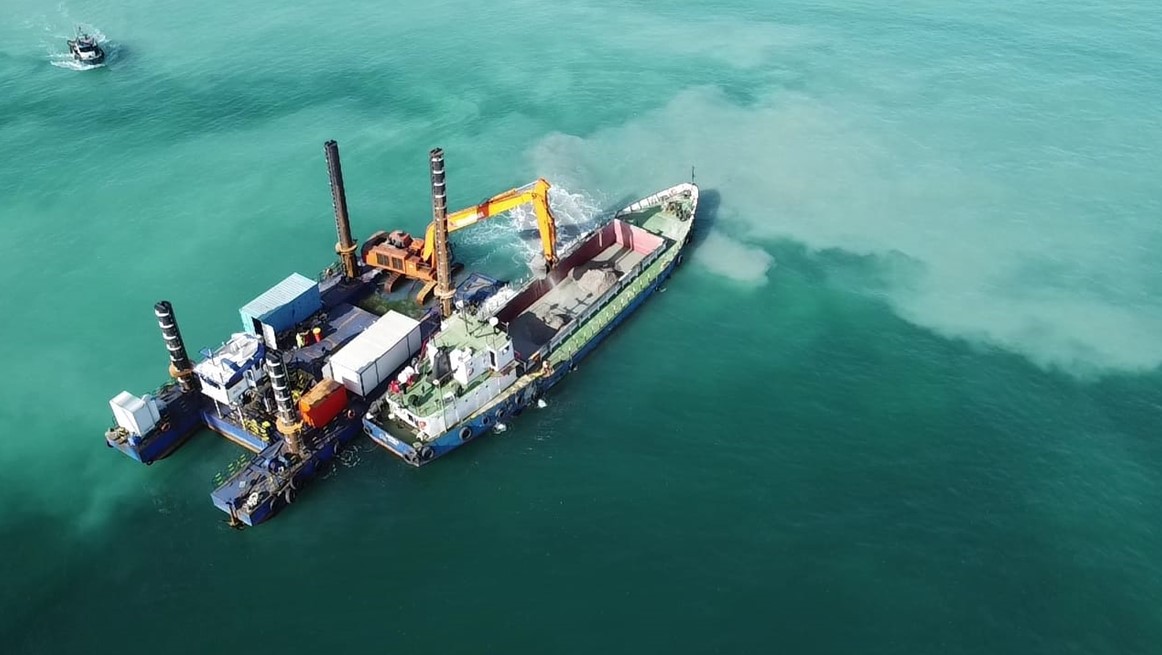 Dredging of Jetties