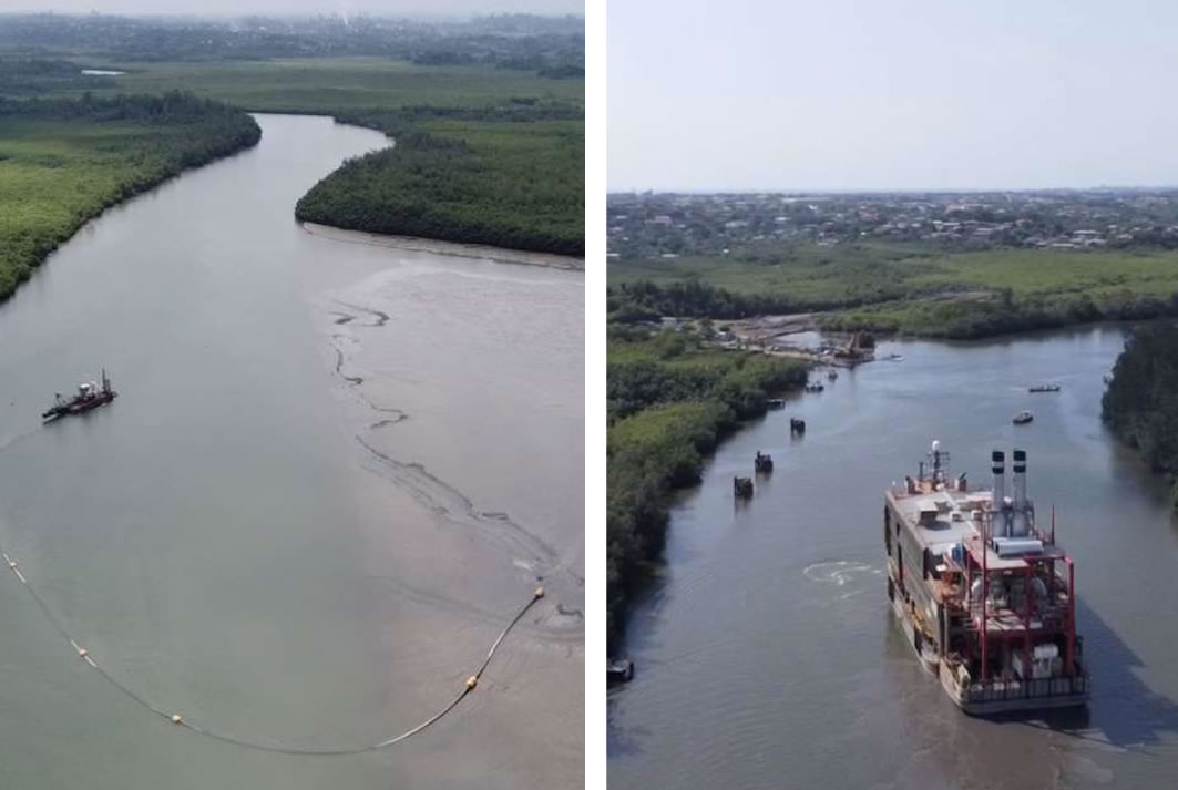 Dredging Work for Floating Energy Plants